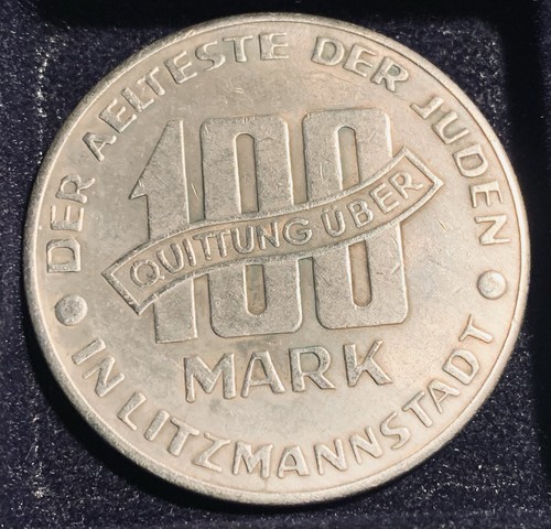 1943 łódź 100 mark - mark, quittung