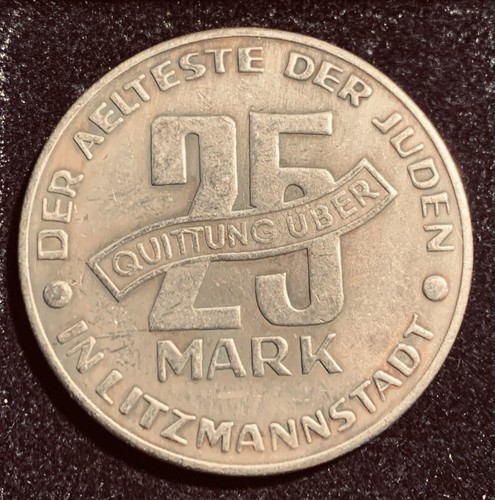 1943 łódź mark quittung - 1943,