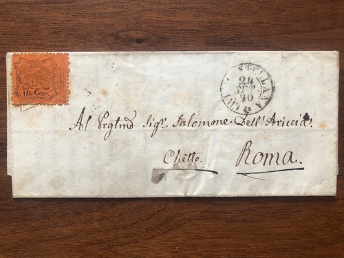 Alt italien brief roma judaica - italien,