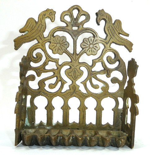 Judaica bronze chanukka - bronze,