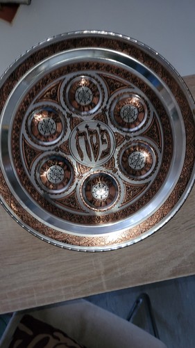 Judaica pessach seder teller - pessach,, seder-teller