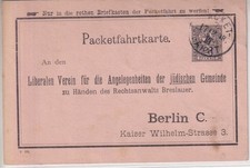 PP BERLIN,Brief a 1898 m