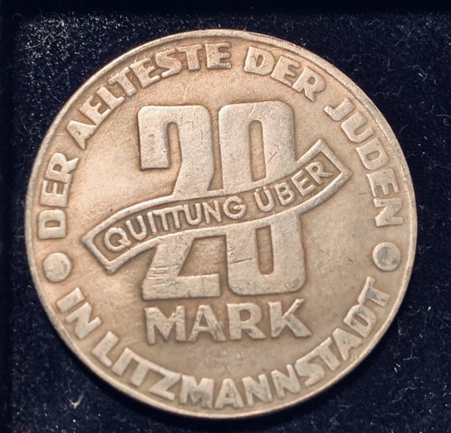1943 łódź mark quittung - mark,
