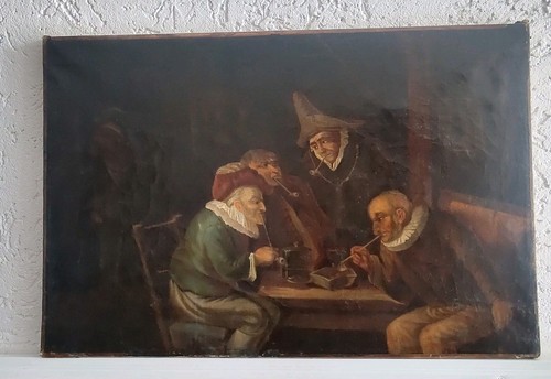 Altes ölgemälde judaica - altes,