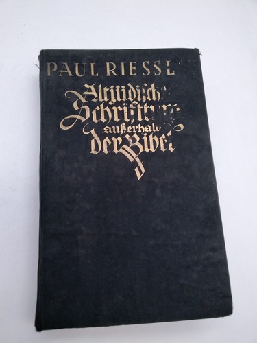 Altjüdisches schrifttum - altjüdisches,