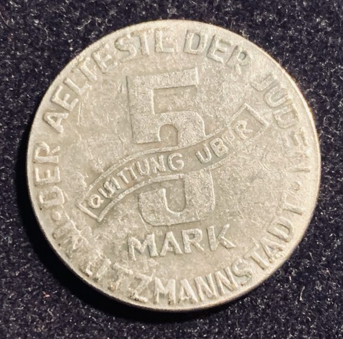 1943 łódź mark - 5, quittung