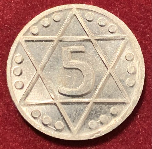 1942 getto lodz pfennig - lodz,