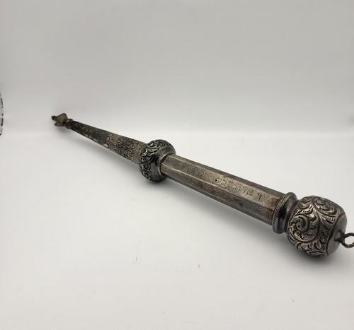 Antique sterling silver torah - antique,