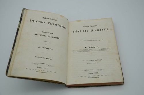 Buch von 1851 wilhelm gesenius - buch,